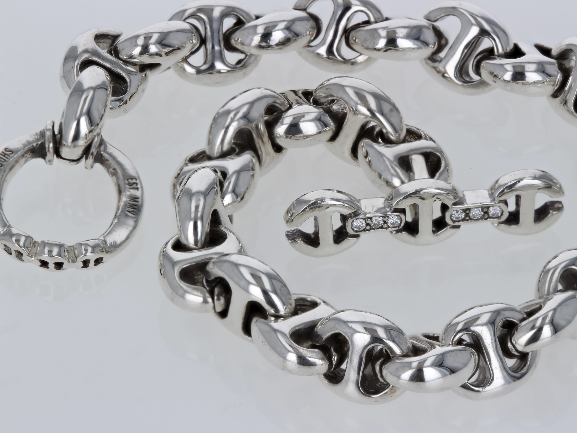 輝きの復活】ホーセンブース ブレスレット、新品仕上げ - 高級ブランド