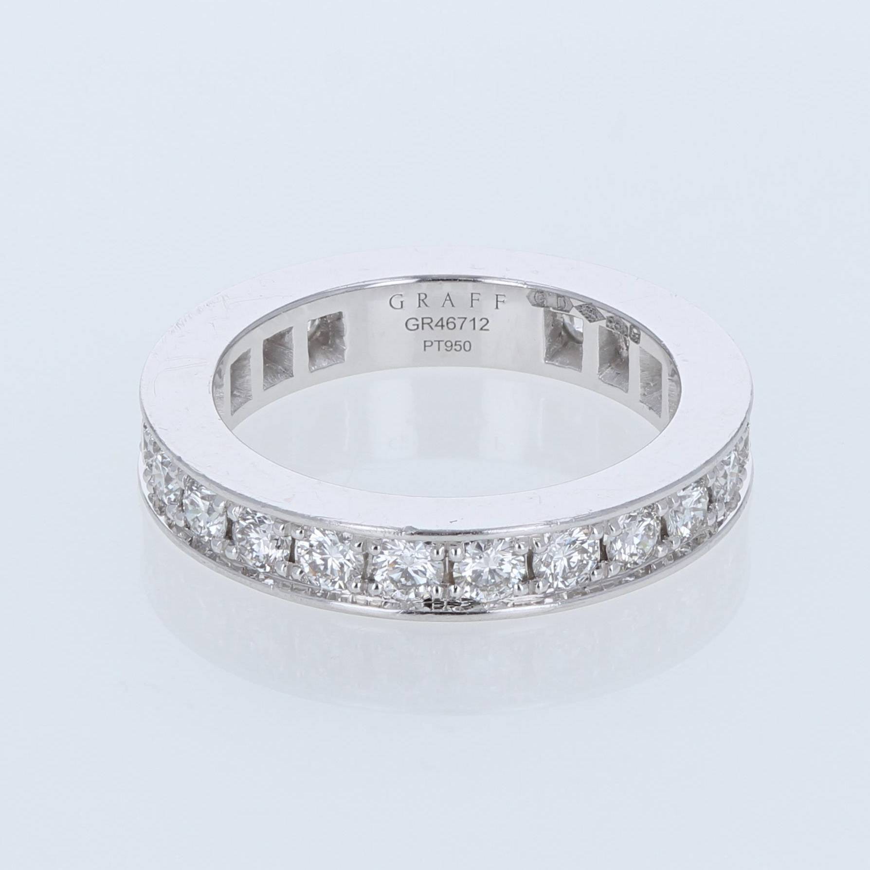 グラフ 結婚指輪のサイズ直し（GRAFF）PT950