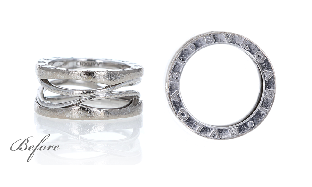 ブルガリのビーゼロワンリングを磨き修理 ブルガリのビーゼロワンリングを磨き修理